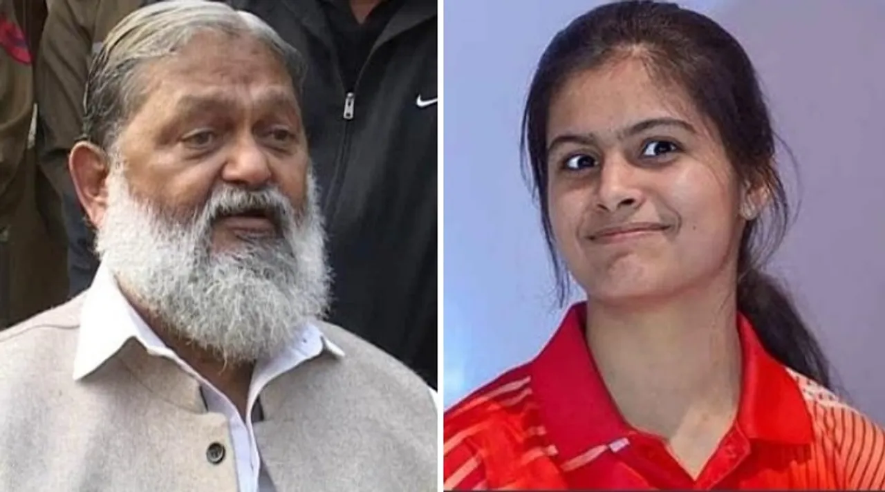 Manu Bhaker vs Anil Vij