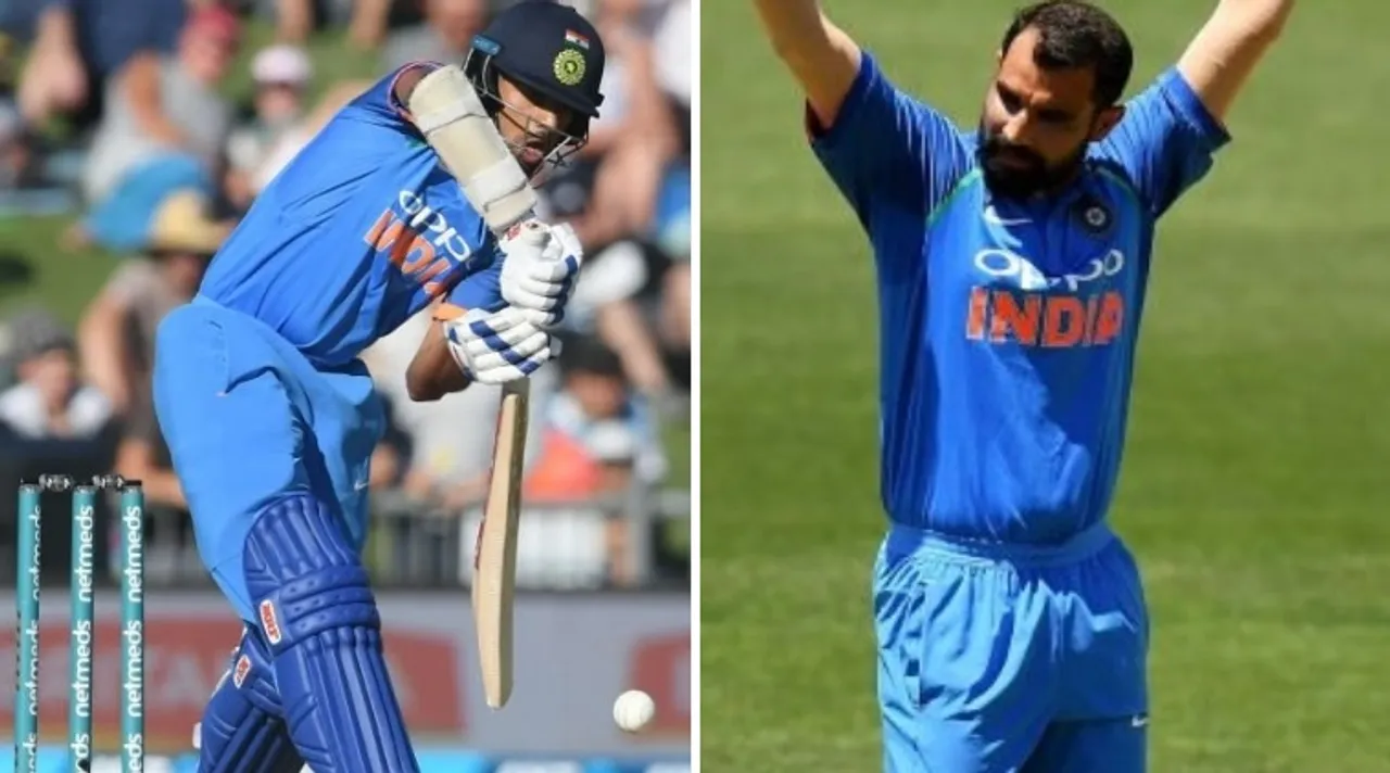 Shikhar Dhawan and Mohammed Shami creates record against New Zealand vs India 1st ODI
