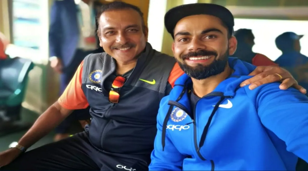Virat Kohli and Ravi Shastri