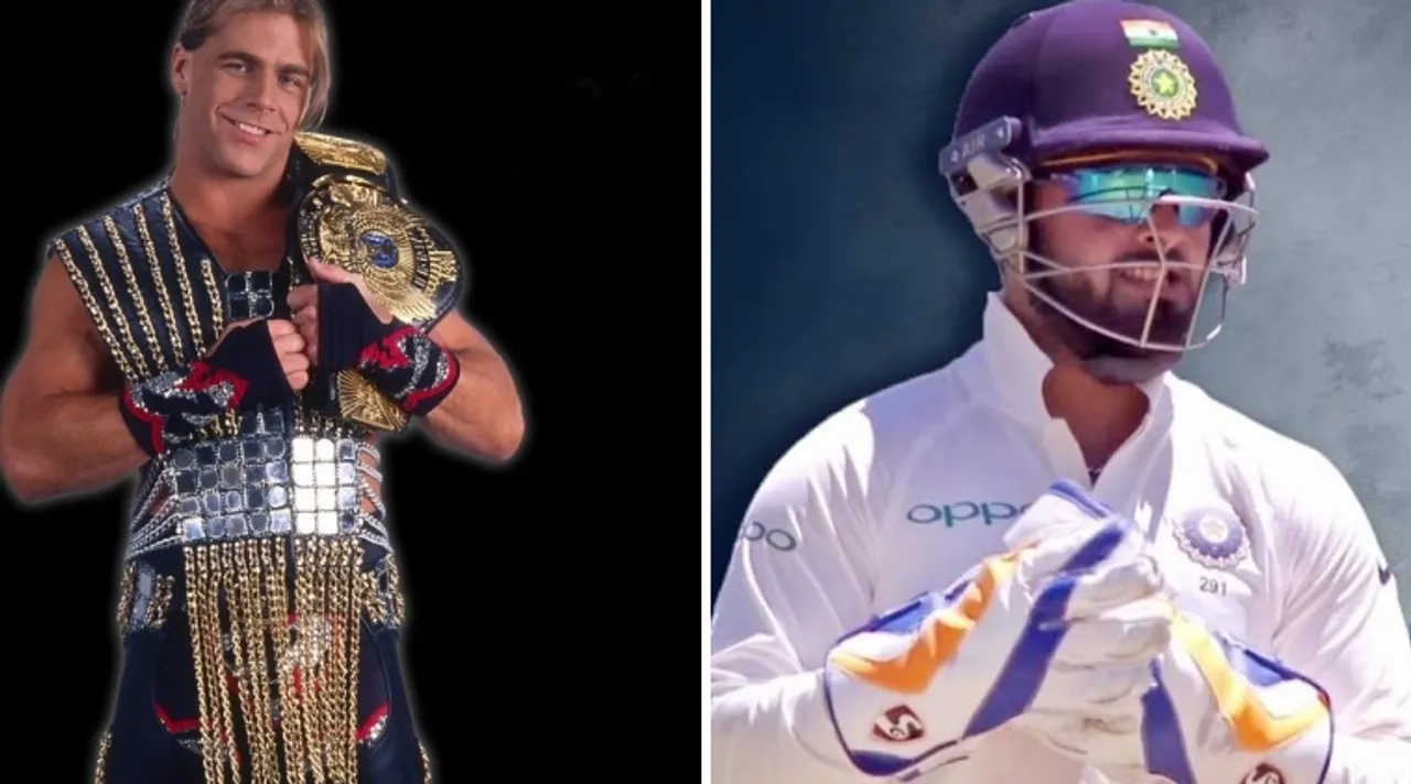 Rishabh Pant's Shawn Michaels 'Kip-Up'