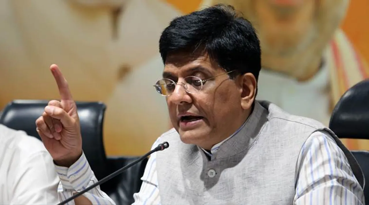 piyush goyal, পীযূষ গোয়েল