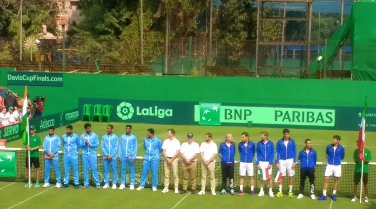 Davis Cup Qualifiers at the Calcutta South Club in Kolkata