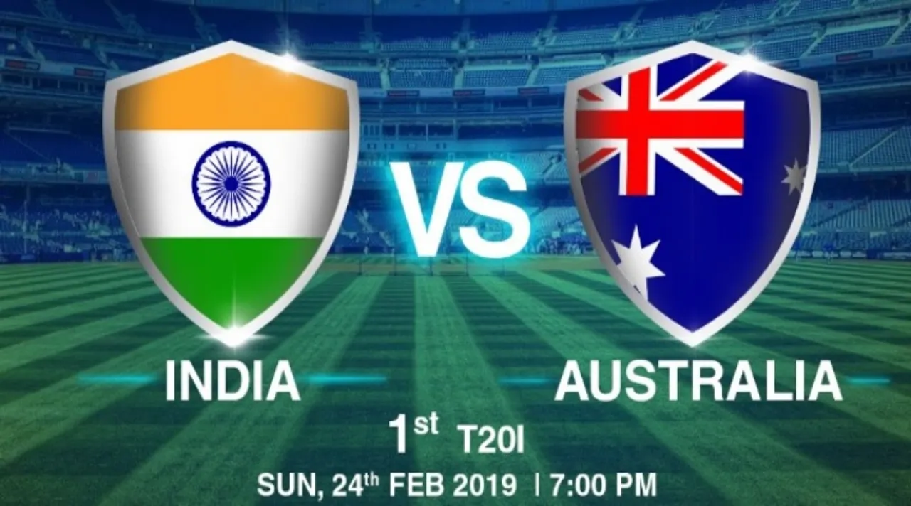 India vs Australia 1st T20, India vs Aus T20