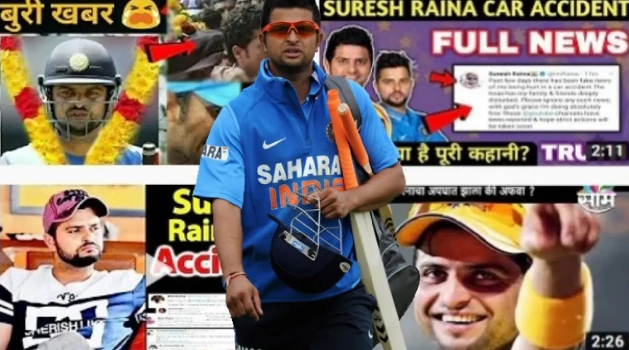 Suresh Raina car accident
