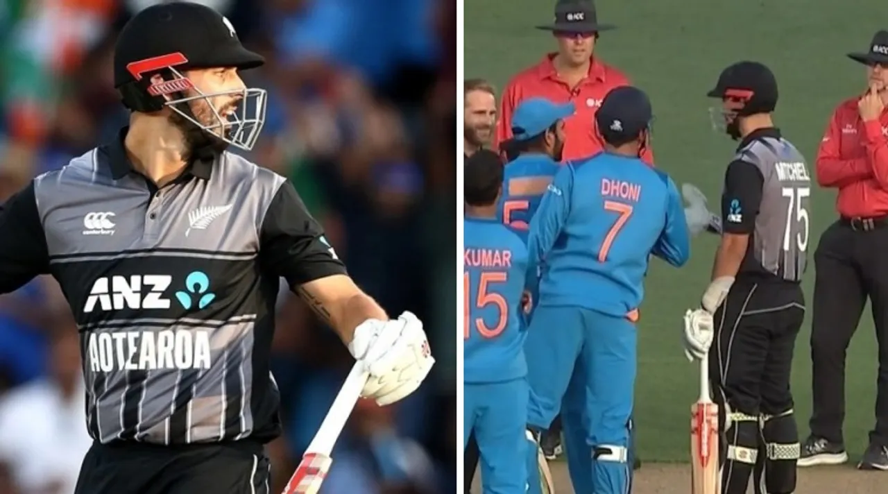 The bizarre LBW dismissal involving Daryl Mitchell that created controversy in 2nd T20I
