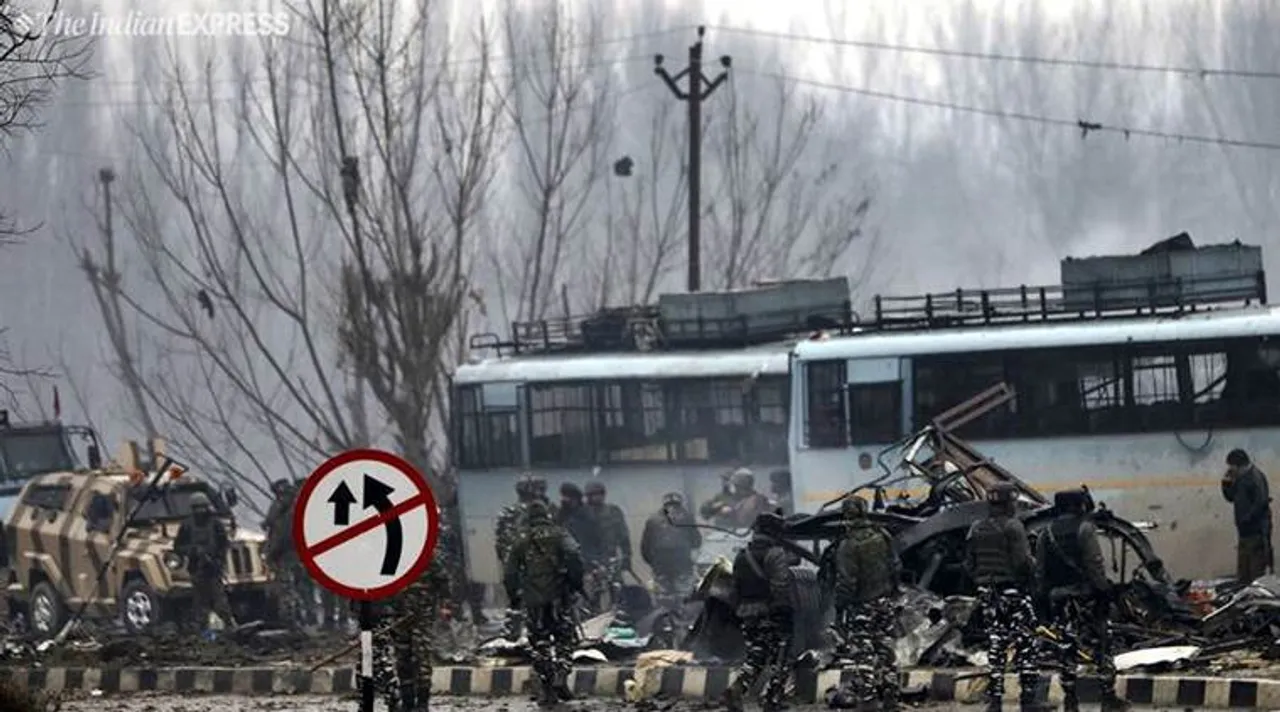 pulwama attack, পুলওয়ামায় হামলা