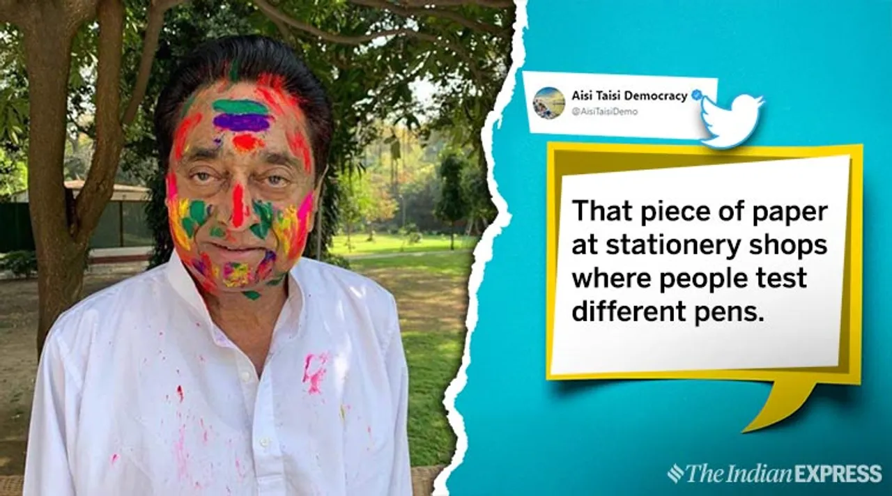 Kamal Nath’s Holi photos are desi users latest fodder for memes.