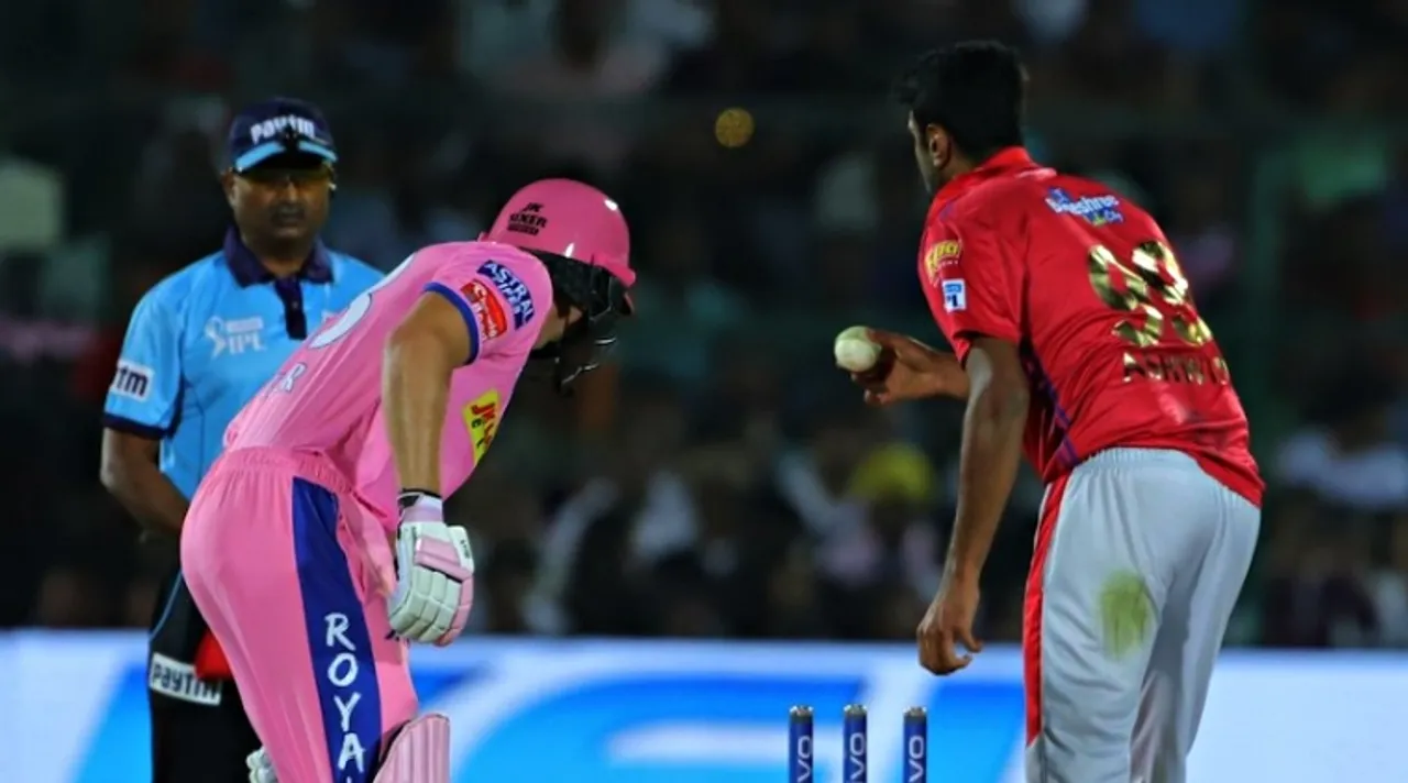 R Ashwin's Mankading of Jos Buttler '