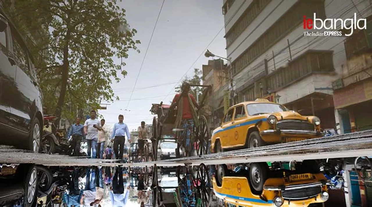 Water Reflection of kolkata, কলকাতার প্রতিচ্ছবি, water painting, কলকাতার জলছবি, kolkata, কলকাতা, Weather, আবহাওয়া, kolkata rain forecast, কলকাতার আবহাওয়া, Rain, বৃষ্টি