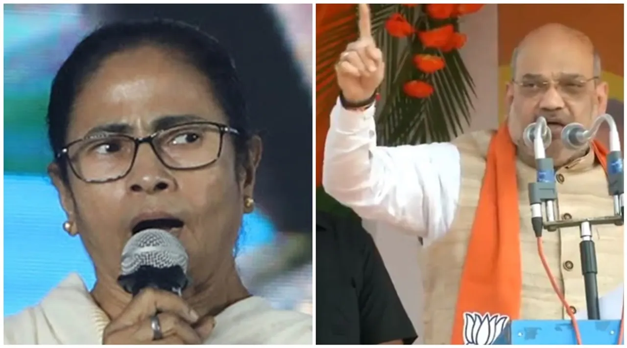 mamata banerjee, amit shah, মমতা বন্দ্যোপাধ্যায়, অমিত শাহ