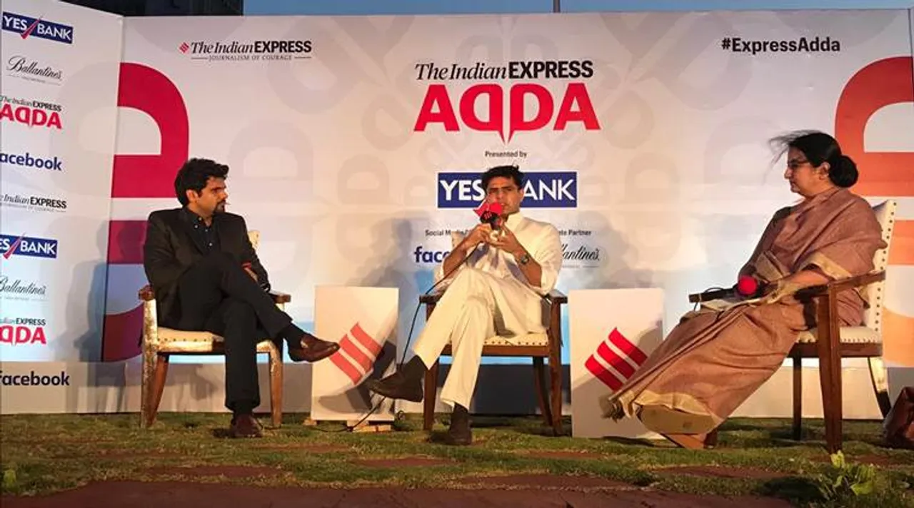 sachin pilot at express adda in mumbai
