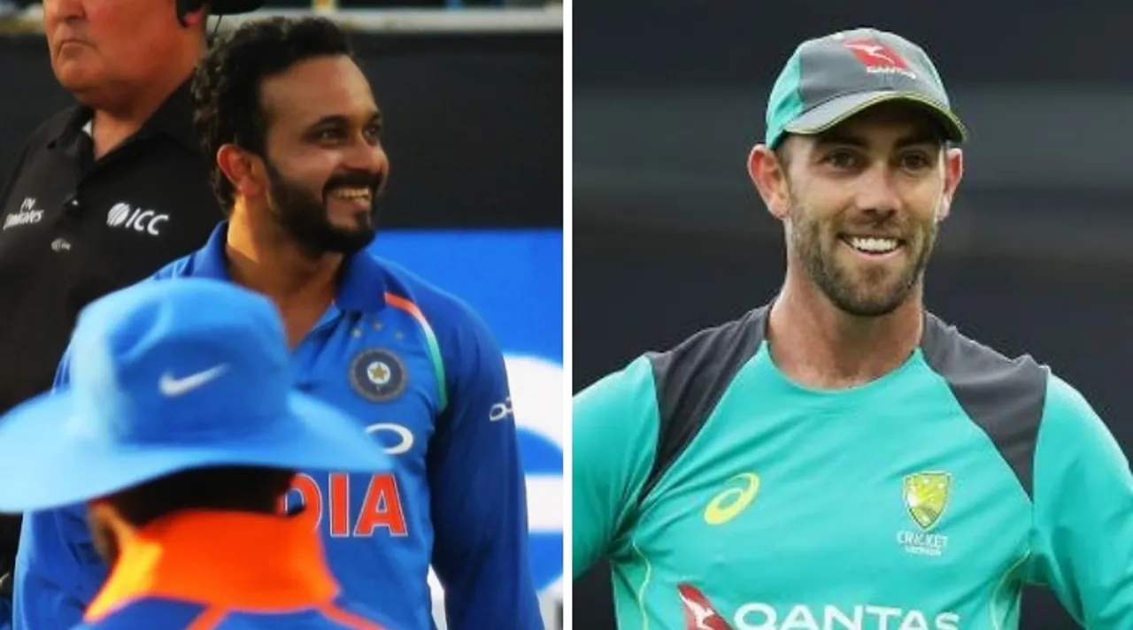 Glenn Maxwell shows great gesture of sportsmanship after crashing into Kedar Jadhav in 5th ODI