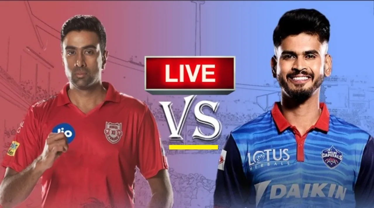 KXIP vs DC Live Score, Delhi Capitals vs Kings XI Punjab Live