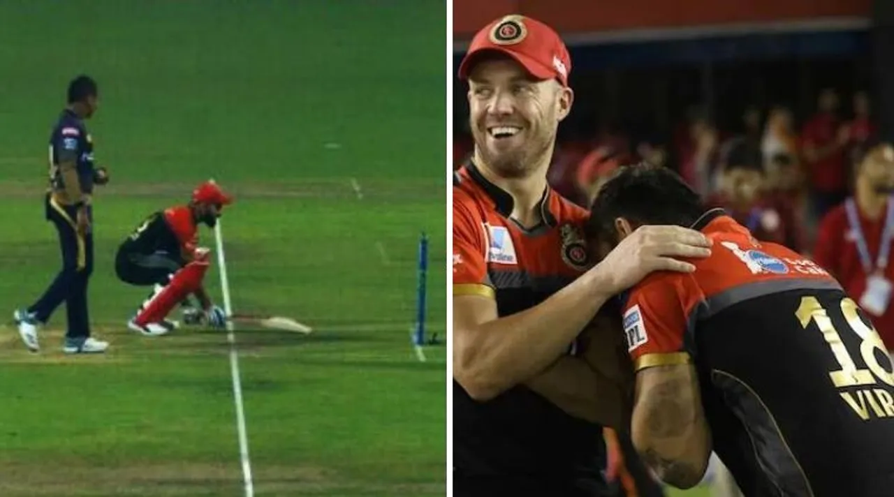 KKR vs RCB: Virat Kohli avoids getting ‘Mankaded’ by Sunil Narine in a hilarious way