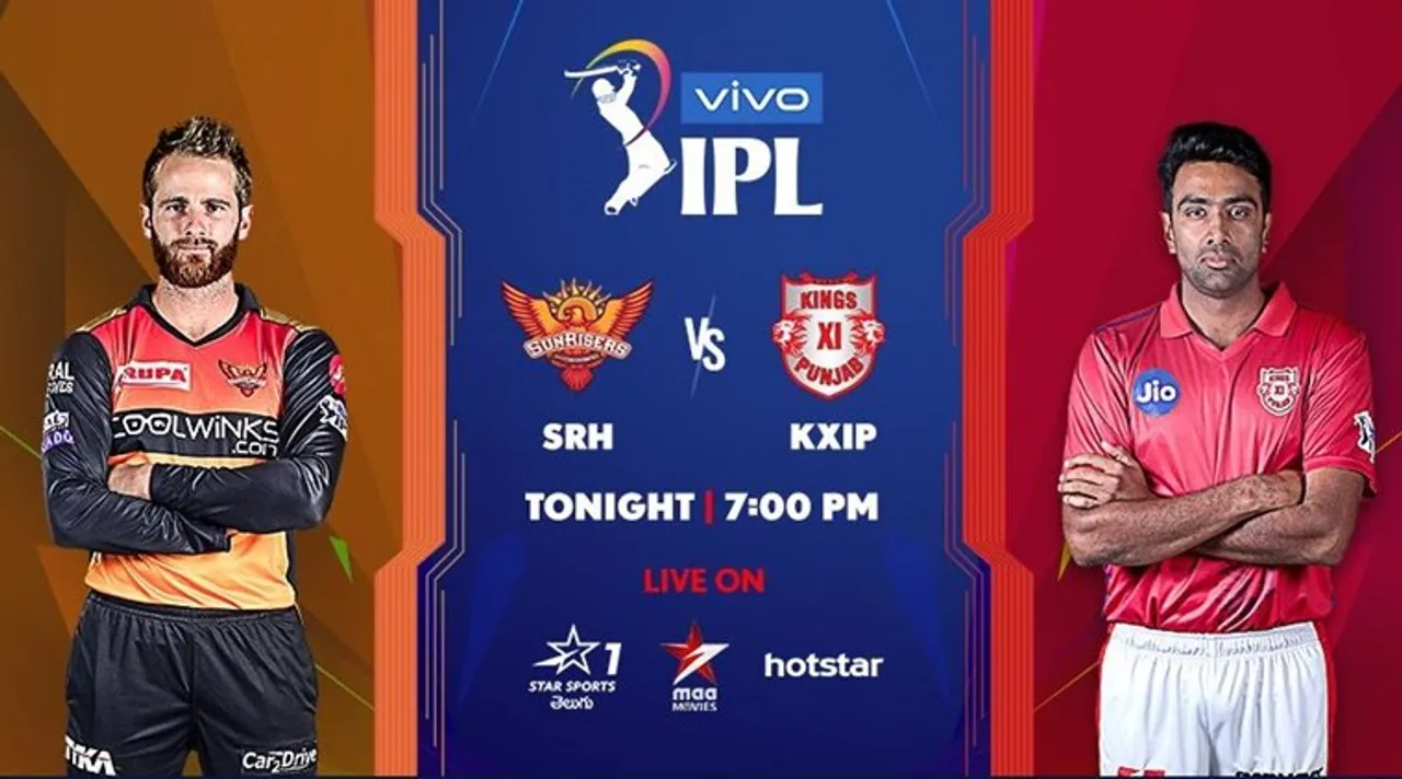 SRH vs KXIP Live Score, IPL 2019 SRH vs KXIP Live Score