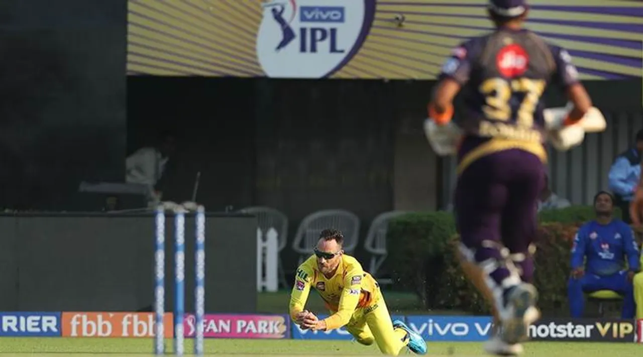 IPL 2019, KKR vs CSK: Chennai Super Kings' Faf du Plessis registered a stunning diving catch