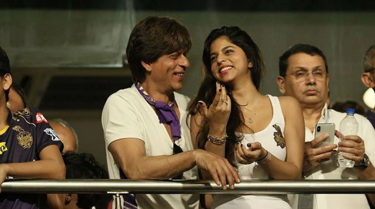 Shah rukh Khan with daughter Suhana Khan