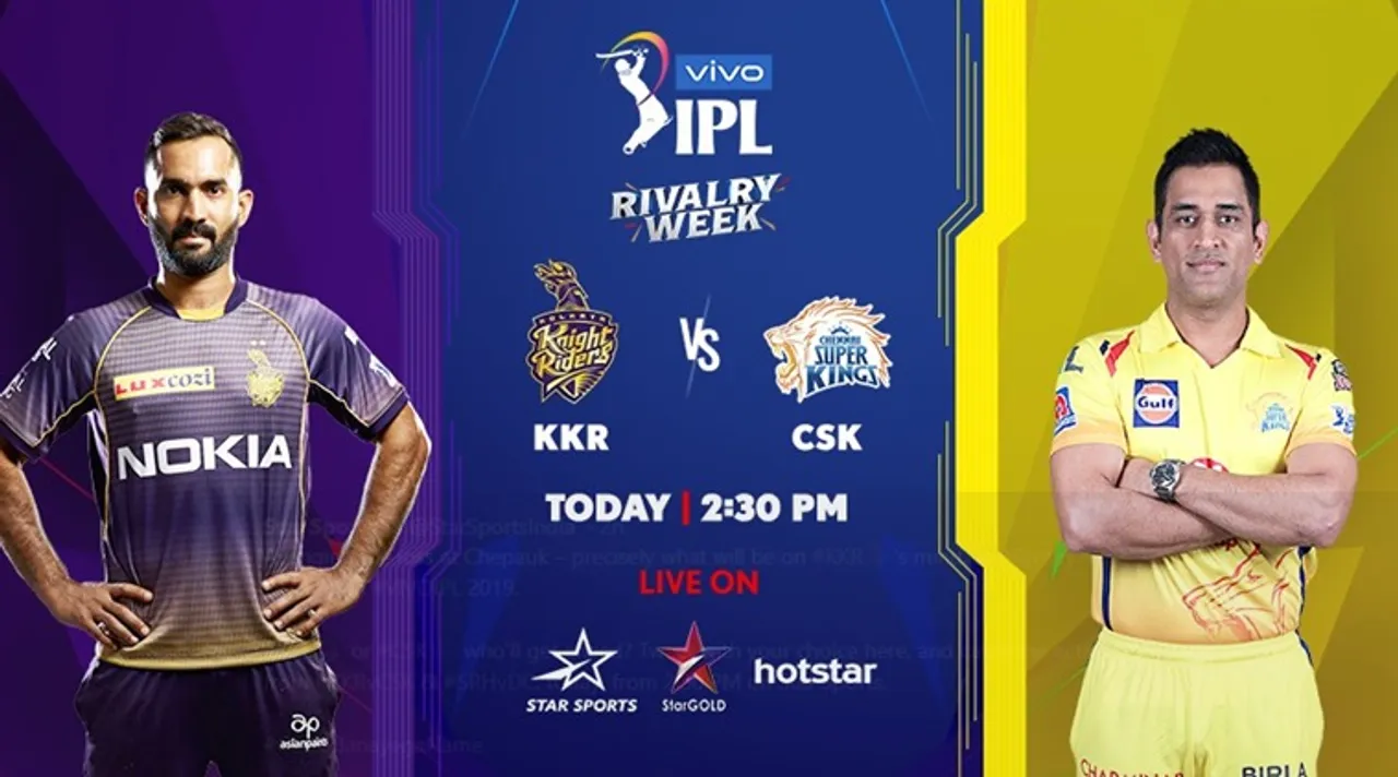 KKR vs CSK Live Score, IPL 2019 KKR vs CSK Live Score