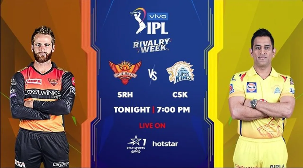 SRH vs CSK Live Score, IPL 2019 SRH vs CSK Live Score