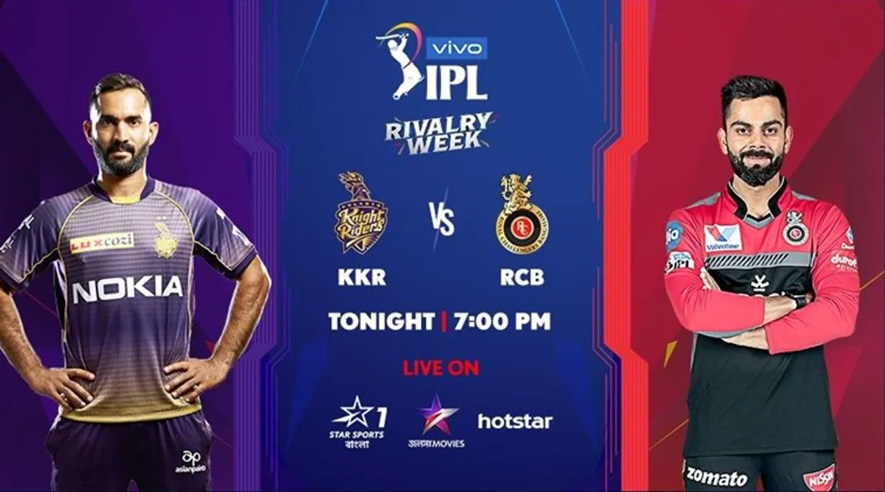 KKR vs RCB Live Score, IPL 2019 KKR vs RCB Live Score