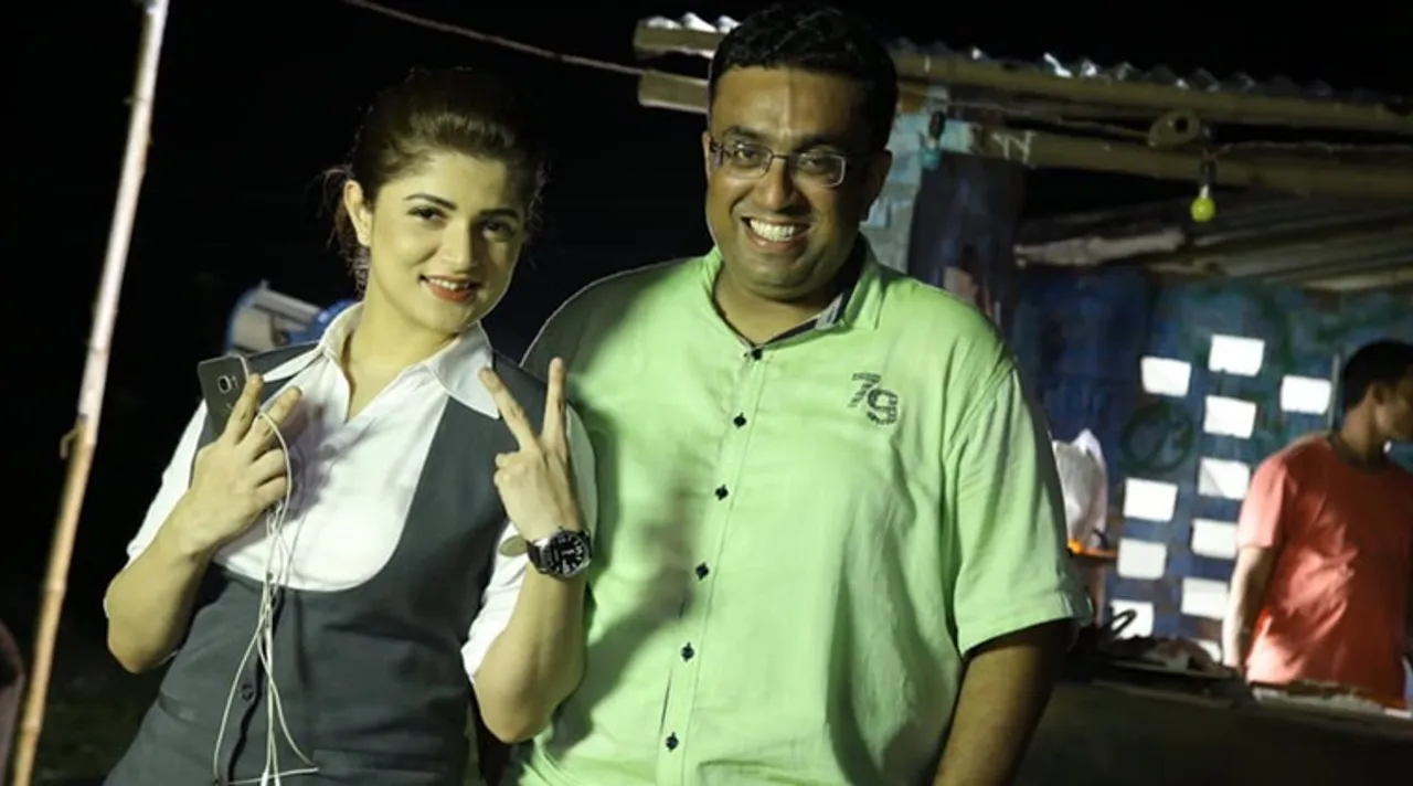 Rajorshi Dey wishes Srabanti Chatterjee