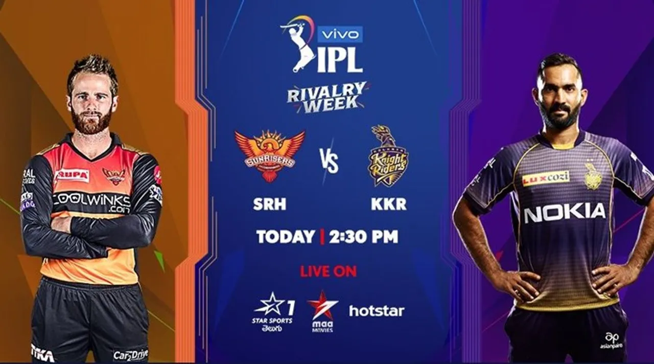 SRH vs KKR Live Score, IPL 2019 SRH vs KKR Live Score