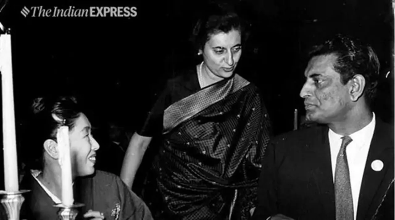 Indira Gandhi with Satyajit Ray