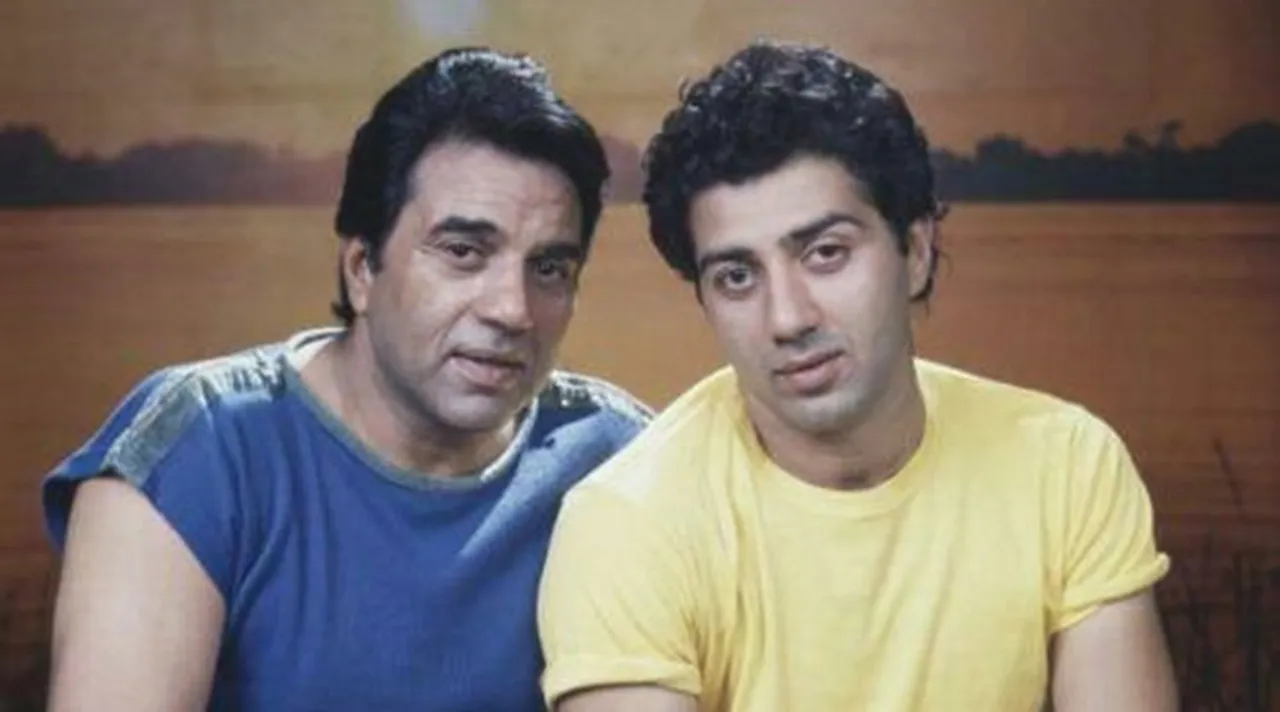 Dharmendra and Sunny Deol