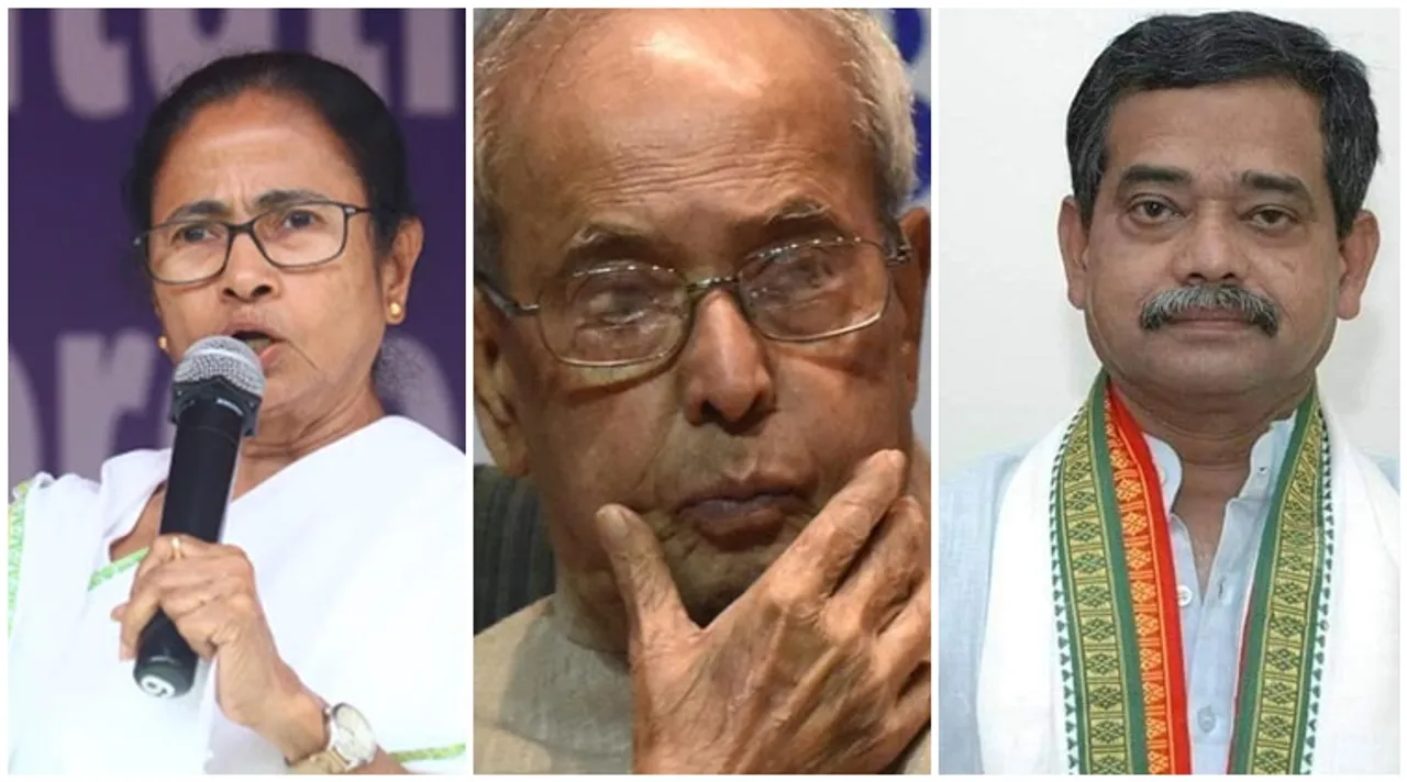 mamata banerjee, pranab mukherjee, abhijit mukherjee, মমতা বন্দ্যোপাধ্যায়, প্রণব মুখোপাধ্যায়, অভিজিৎ মুখোপাধ্যায়।
