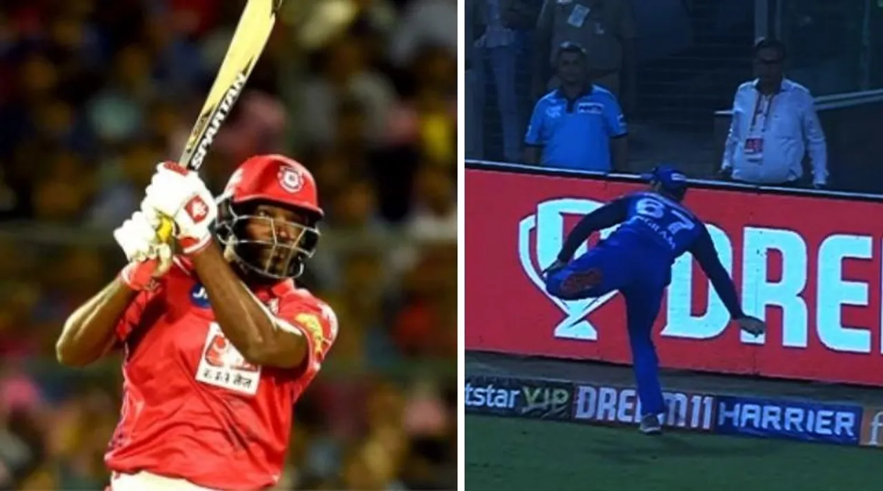 WATCH: Colin Ingram, Axar Patel combine to complete perfect relay catch to dismiss Chris Gayle