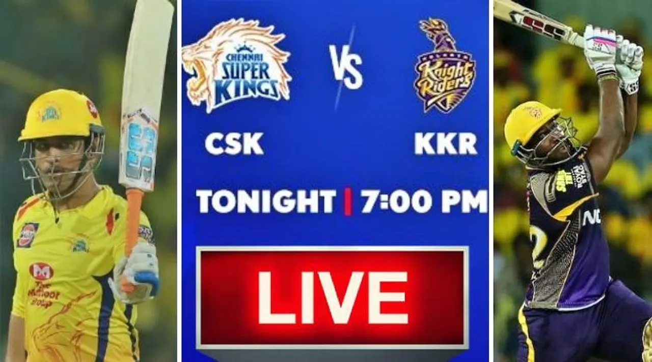 CSK vs KKR Match Live, CSK vs KKR 2019
