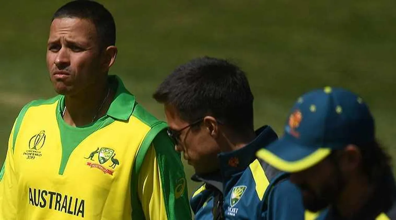Usman Khawaja given all clear after head knock in warm-up game