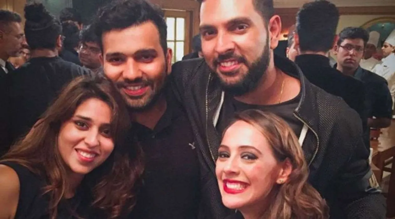 YUVRAJ SINGH AND ROHIT SHARMA