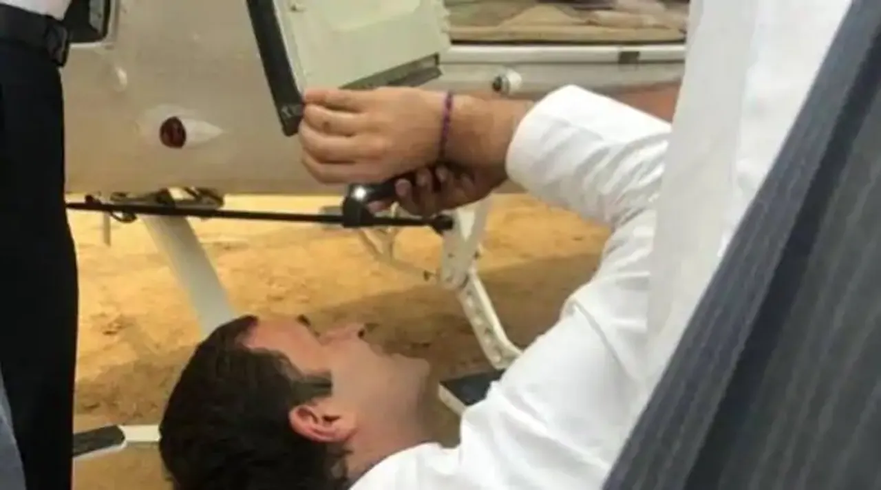 rahul gandhi instagram helicopter
