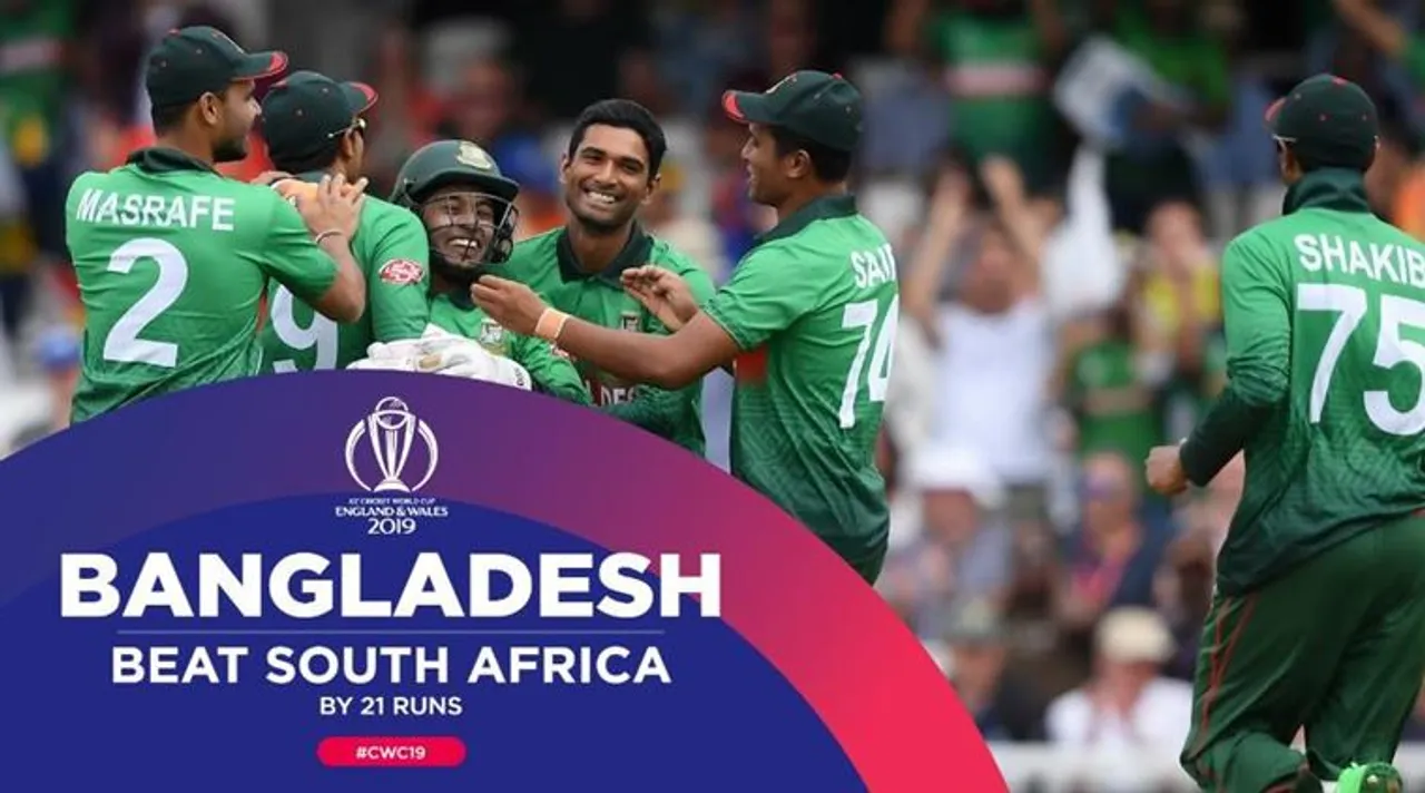ICC World Cup 2019, South Africa vs Bangladesh Match Live Score