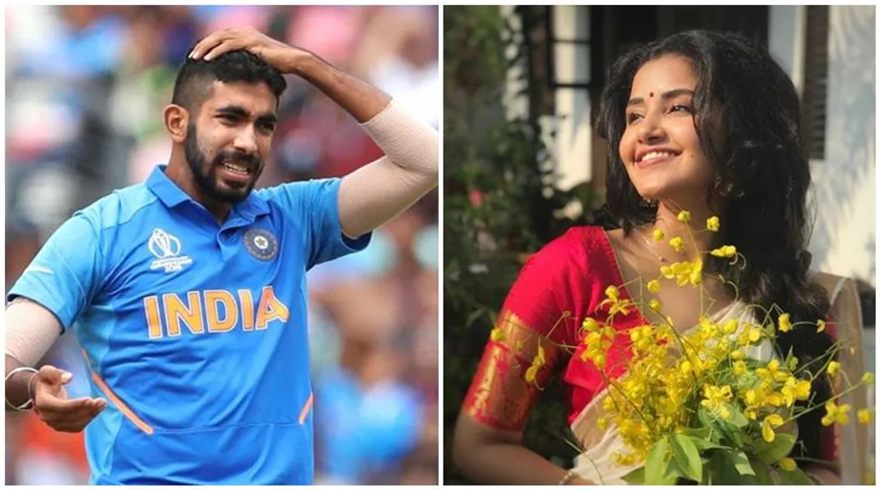 Jasprit Bumrah and Anupama