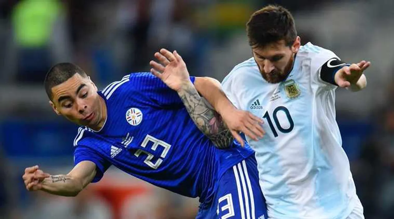 Lionel Messi reacts to Argentina’s poor performance against Paraguay in Copa America 2019