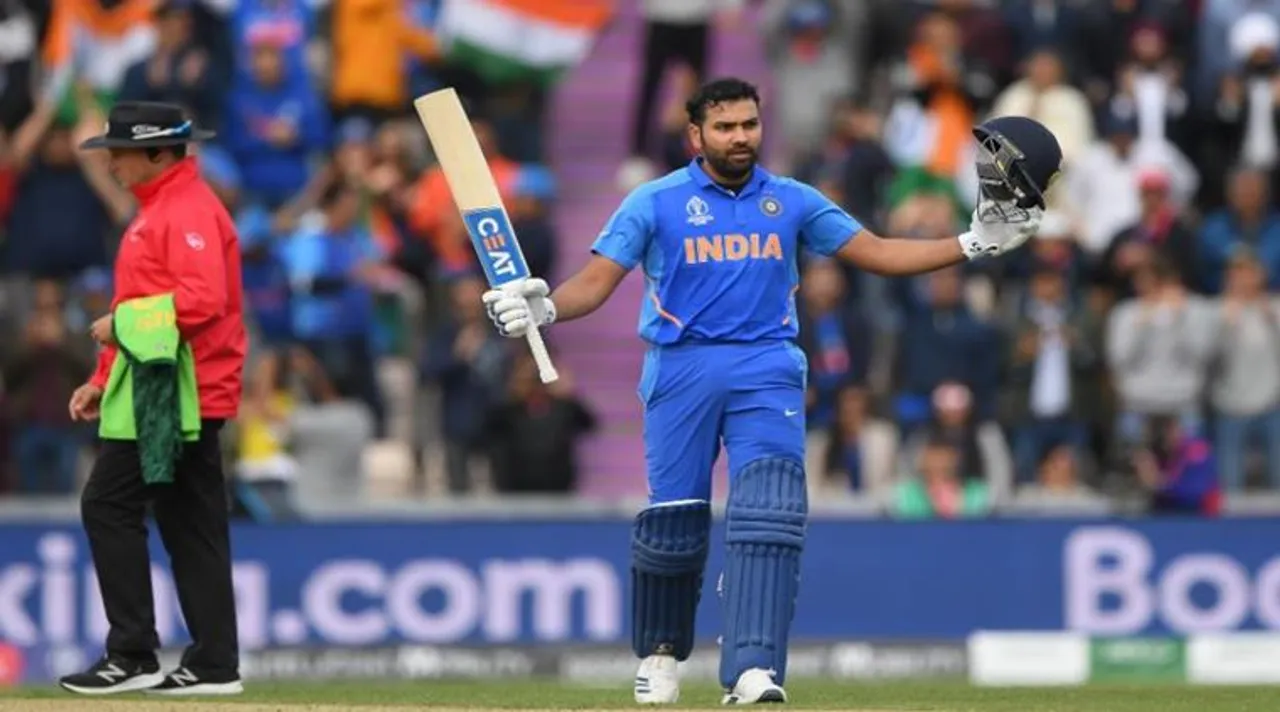 Rohit Sharma presents autographed hat to fan who got hit by his six at Edgbaston