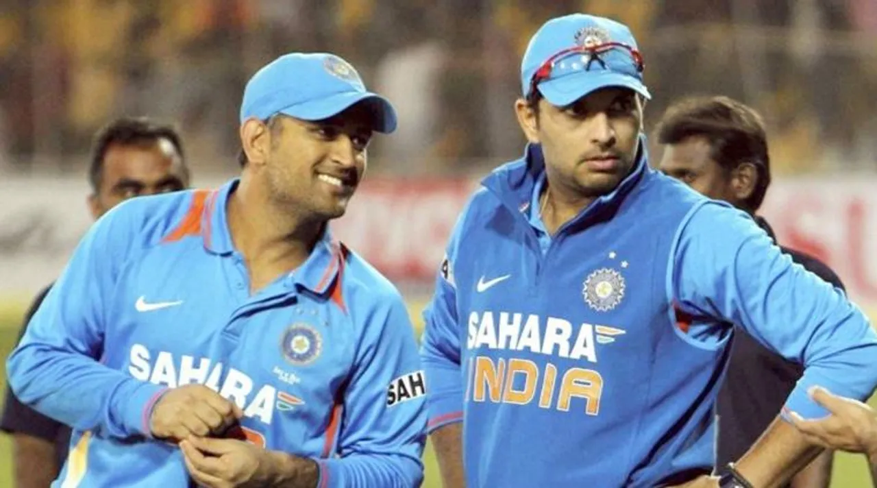 Yuvraj Singh and MS Dhoni