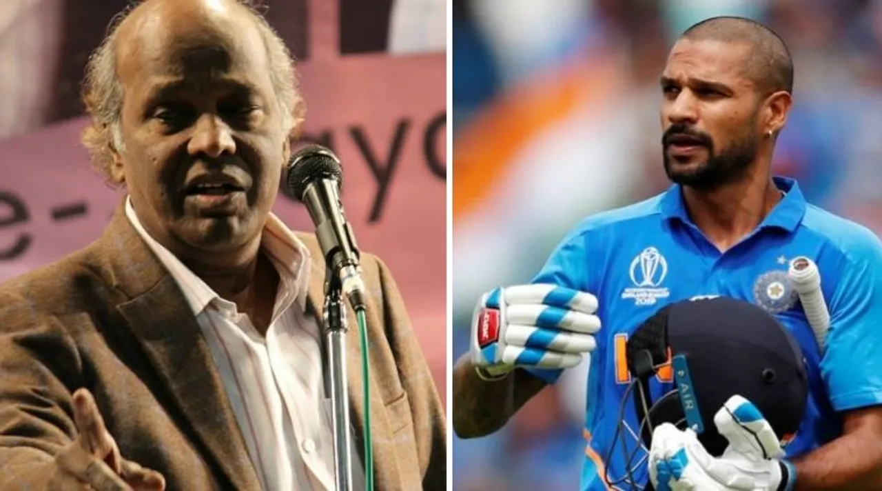 Shikhar Dhawan tweets lines from Rahat Indori's poem after thumb injury