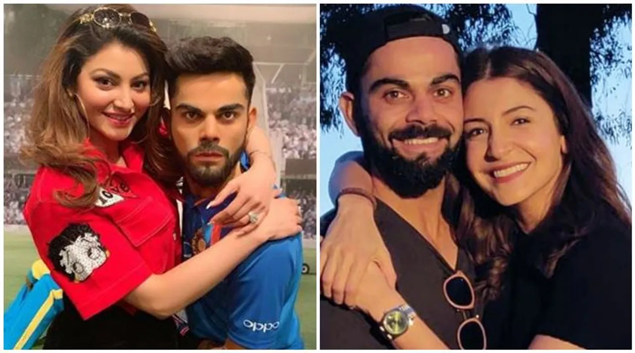 virat kohli with anushka and urvashi
