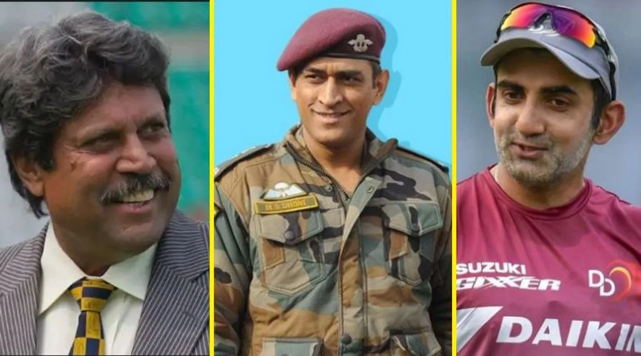 Kapil Dev, Gautam Gambhir hail MS Dhoni's decision to serve Indian Army