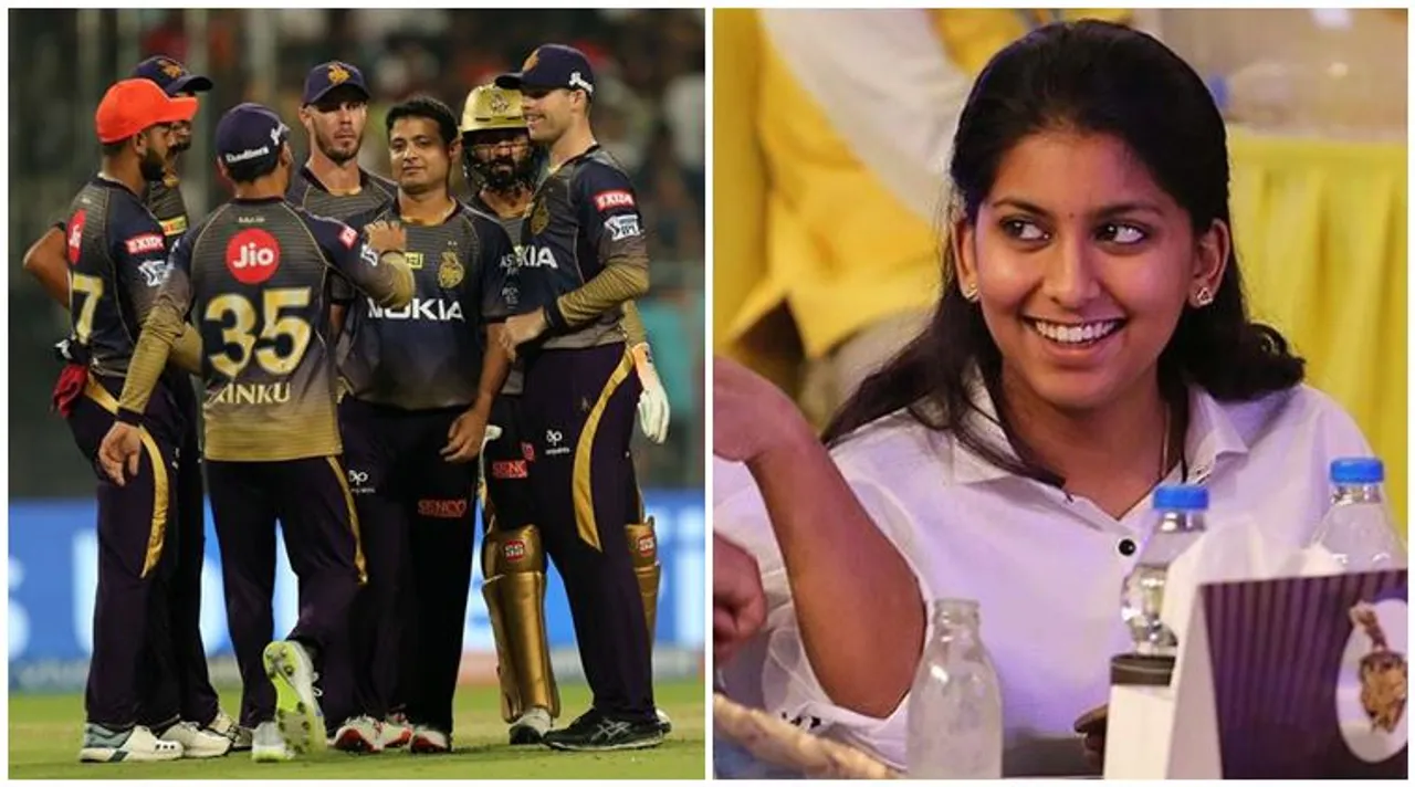 KKR TEAM AND JHANVI MEHTA