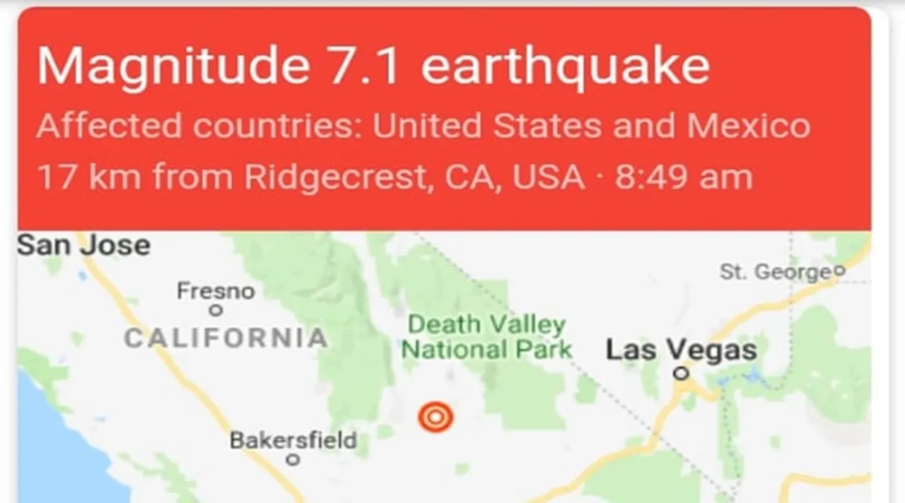 california earthquake