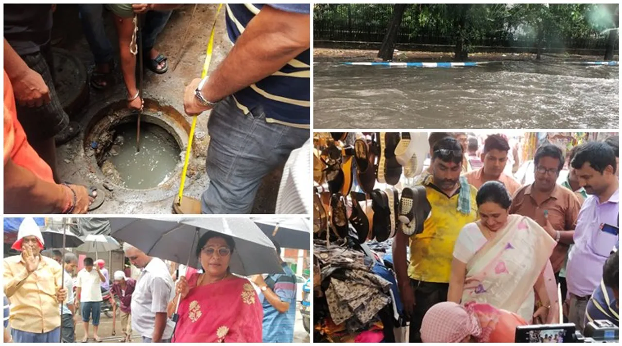 kolkata rains waterlogging