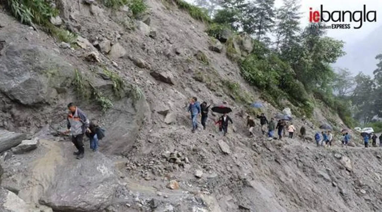 landslide, representational image, darjeeling north bengal