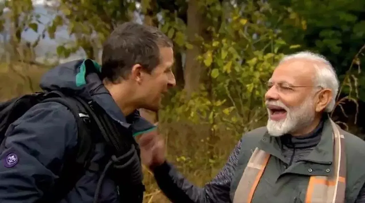 pm modi bear grylls man vs wild