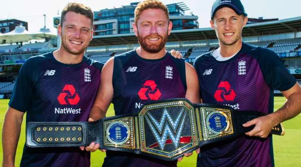 World champions England receive WWE Championship belt