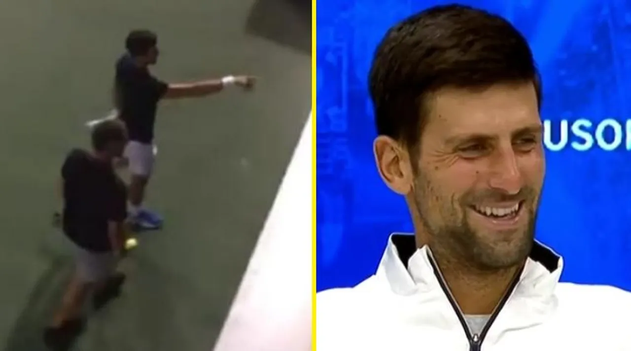 Novak Djokovic clashes with fan