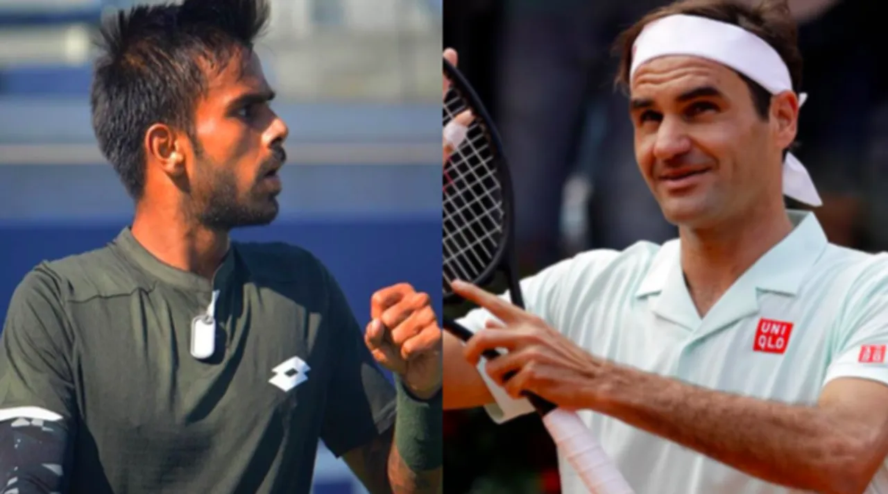 SUMIT NAGAL VS ROGER FEDERER